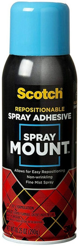 Imagen 1 de 4 de Spray Mount Adhesivo Transparente Reposicionable Scotch 9927