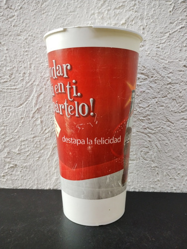 Vaso Coca Cola Navideño Oso Y Árbol Ayudar Está En Ti 2009 (Usado)