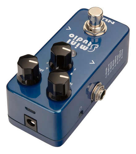 Guitarra Nux Nss-3 Pedal Mini Studio Cabinet Simulator, cor azul