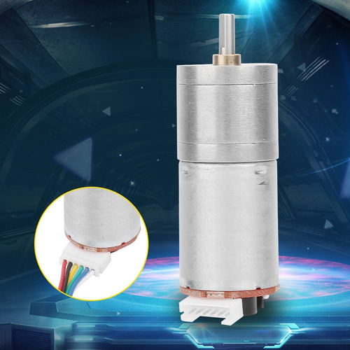 Redução De Velocidade Do Codificador Dc Gear Motor 12v Para