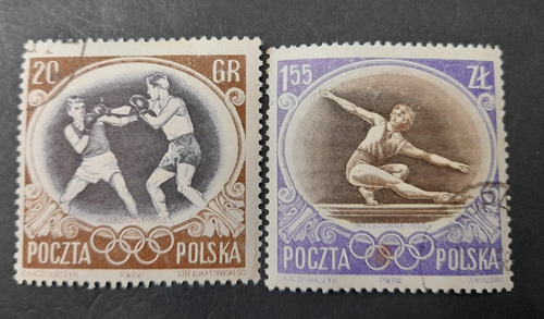 Sello Postal Polonia - Juegos Olimpicos, Australia