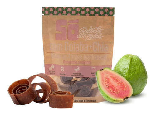 Kit 30g: 12un Rolinho De Frutas 30g (sem Glúten, Sem Açucar)