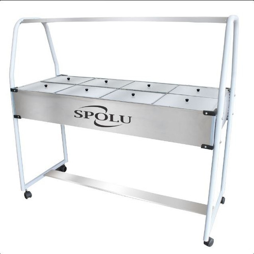 Buffet Térmico Para Aquecer Alimentos Com 8 Cubas 220v Spolu