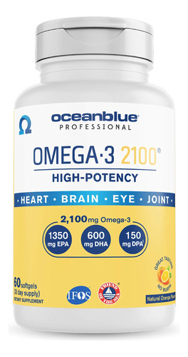 Oceanblue Omega-3 Profesional 2100-60 Unidades  Suplemento 
