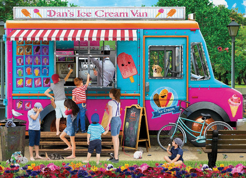 Rompecabezas 1000 Piezas Eurographics - Dan's Ice Cream Van