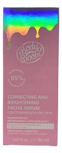 Bodyboom Serum Facial Iluminador Love Inside 30ml Momento De Aplicación Día/noche Tipo De Piel Mixta