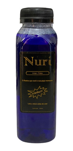 Limpa Joias Prata Nuri 300 Ml Limpeza Polimento Original 