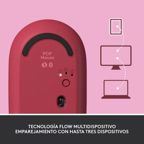 Mouse Inalambrico Logitech Pop Funcion Emoji Bluetooth Flow