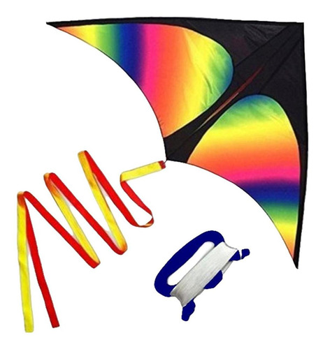 Delta Kite Fly Kite Triangle Kite Enorme Envergadura Para