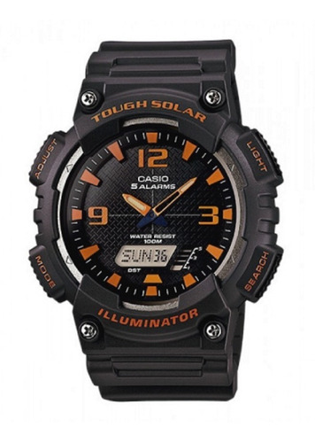 Reloj Hombre Casio Solar Aq-s810w-8a 100 Mt Agente Oficial