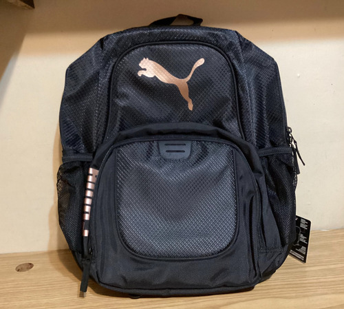 Puma Evercat Contender 3.0 Mochila Backpack Msi Ng Color Negro/golden