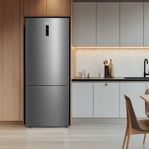 Geladeira Inverse Frost Free 416l Inverter Cor Inox Midea Cor Prateado 110V/220V
