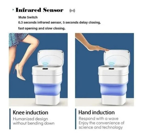 Papelero Automático Basurero Inteligente Sensor Proximidad