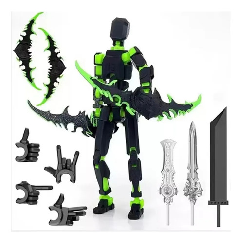 Figura De Acción Lucky T13 3d, Robô Articulado