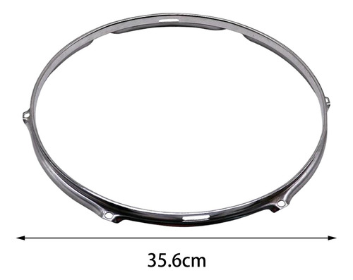 6 Agujeros Tom Drum Hoop Círculo Siguiente De 14 Pulgadas