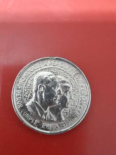 Medalla Vintage Peron Y Evita