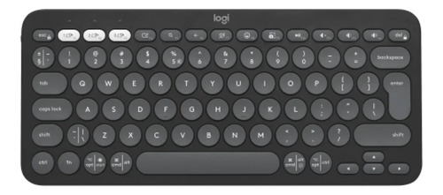 Logitech Pebble Keys 2 K380s Teclado Bt Multi-device Grafito