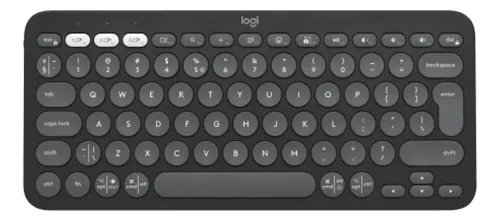 Logitech Pebble Keys 2 K380s Teclado Bt Multi-device Grafito