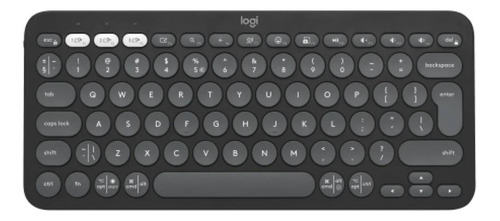 Logitech Pebble Keys 2 K380s Teclado Bt Multi-device Grafito Idioma Español