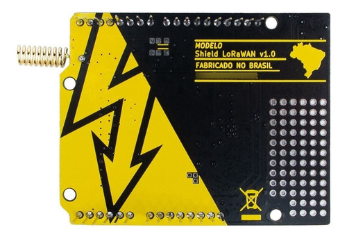 Shield Para Arduino - Lorawan Helix Antenna
