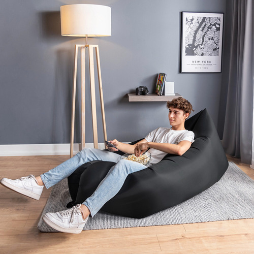 Puff Inflable Negro