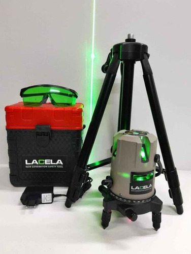 Nivel Laser Lacela Luz Verde 5 Leds+ Tripode