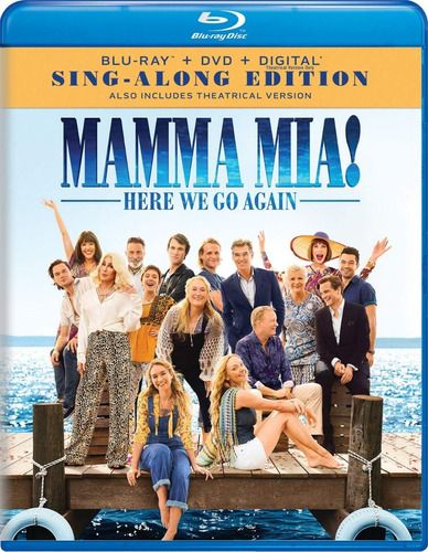 Blu-ray + Dvd Mamma Mia ! Here We Go Again