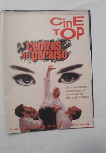 Revista Antigua ** Cine Top ** N° 43 Tapa Cenizas Del Parais