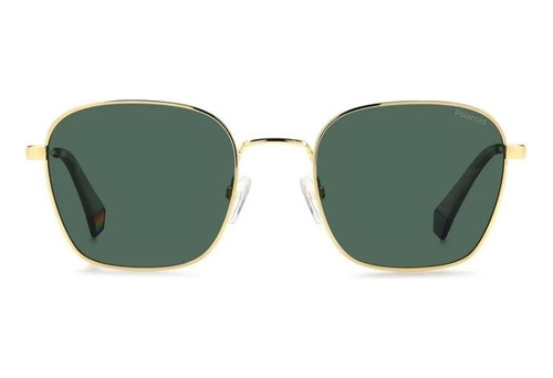 Lentes Polaroid Pld6170/s J5g Dorado Solar Lente Verde Oscuro Armazón J5g-dorado