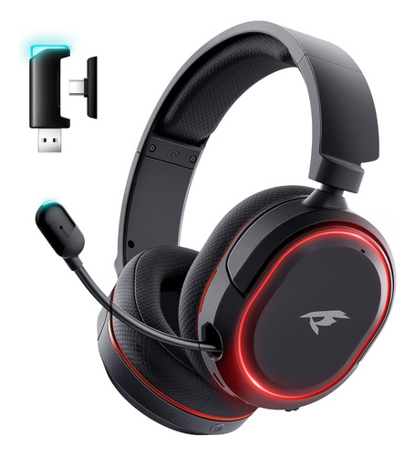Picun G3 Audífonos Gamer Inalámbricos Ps5,ps4,pc, 7.1virtual Color Negro