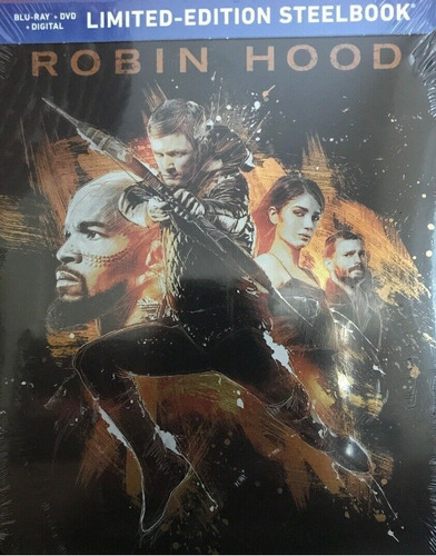 Robin Hood 2018 Taron Egerton Steelbook Pelicula Blu-ray