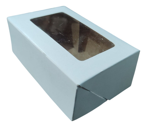 Cajita Carton Souvenirs, Bombones 10x7x4 Cm X25u Blanco