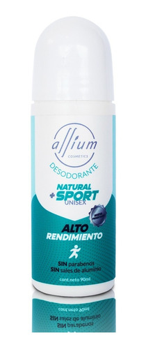 Desodorante Natural Sport Sudoración Excesiva Allium Premium