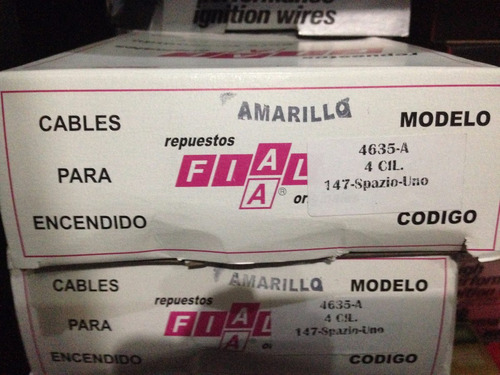 Cable Bujia Distribucion Fiat Uno, 147 Y Spazio