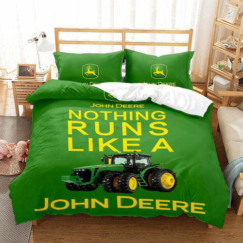 Ropa De Cama Doble Con Impresión 3d, John Deere Tractor