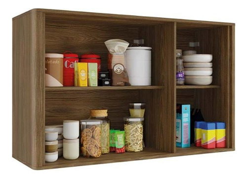 Armário De Cozinha Modulado Curve N646 C/ 3 Portas 120cm Nog