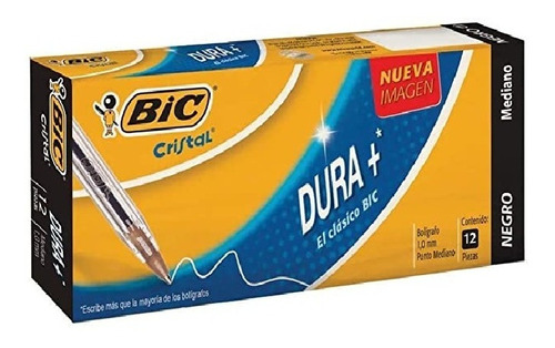 Plumas Bic Cristal Pack Con 3 Cajas Colores A Elegir