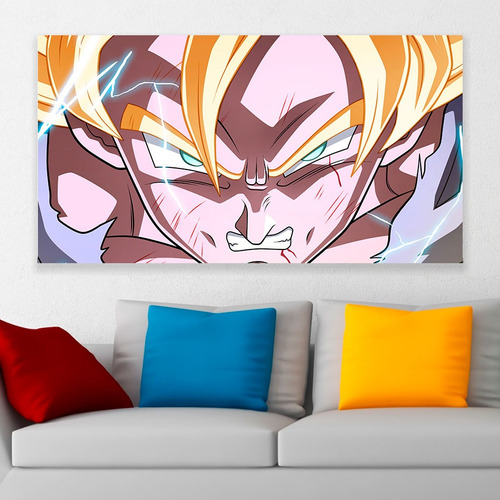 Cuadro Decorativo Dragon Ball Z Goku Art 80x50cm