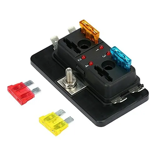 Maxi Fusible Hitch Tp Lamina 50A Para Automoción, 20 Unidades, Color