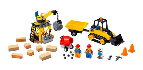 Imagen 5 de 10 de Lego City Bulldozer De Construcción 126 Piezas