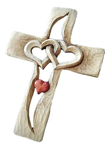 Family Cross Wall Decor Hanging Living Room Decor 2 Pcs