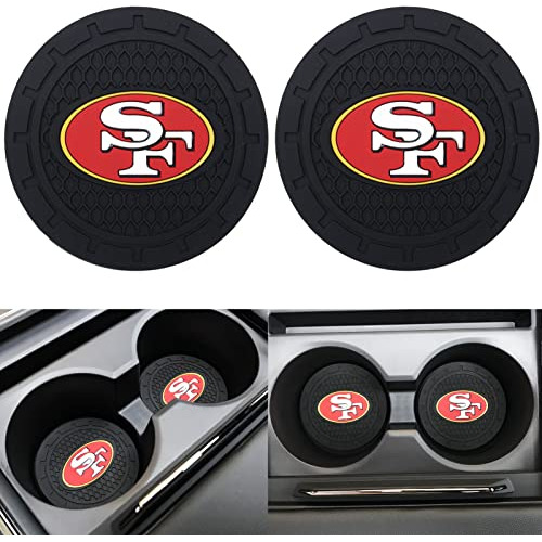 Juego De 2 Posavasos Portavasos De Automóvil De 49ers,...