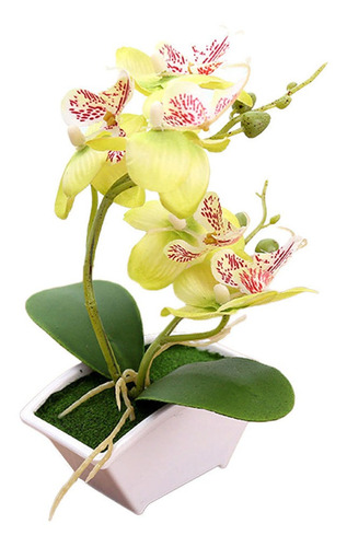 Orquídea Artificial Bonsai Flor De Imitación Interior Al