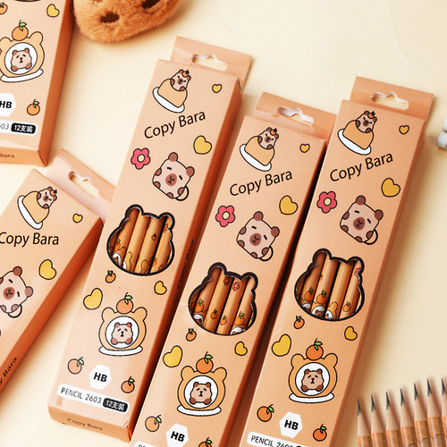 Conjunto De 12 Unidades/capivara Hb Drawing Writing