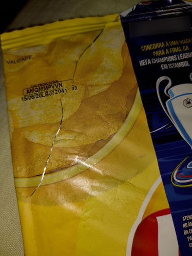 Lote Embalagens Elma Chips Antigas - Tazo (Usado)