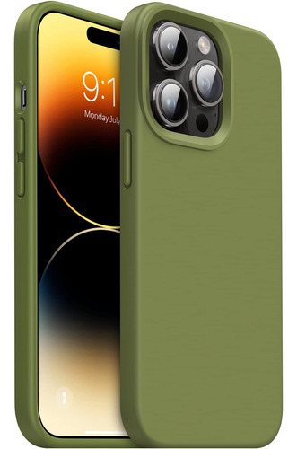 Funda Ouxul Para iPhone 14 Pro Shockpr Green