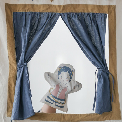 Titeres Pack X4 Tela Textil Personajes Del Circo