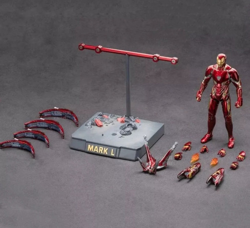 Iron Man Mark 50 V2 Zd Toys Cañones Flotantes Con Luz