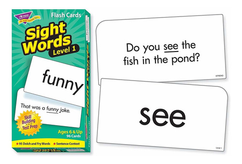 Vista Words-level 1: Habilidad Taladro Tarjetas Flash