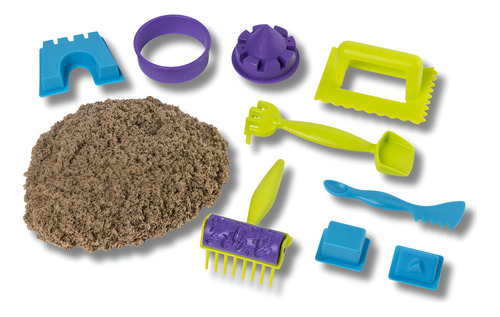 Arena Kinetic Sand Un Día En La Playa Y 2 Flowfetti Pack
